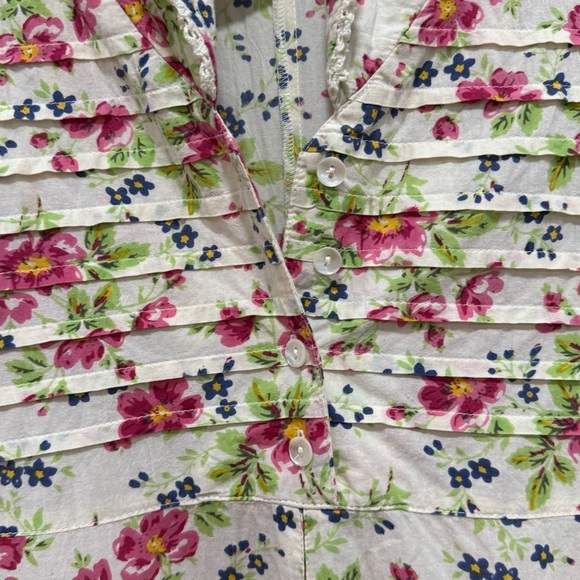 April Cornell Vintage-Style Floral Sleeveless Dress – Romantic & Fresh M - Picture 5 of 7